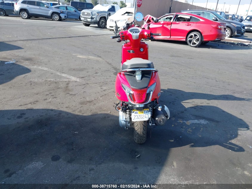 VIN LC2DBJ144JC100344 2018 KYMCO USA INC LIKE 150