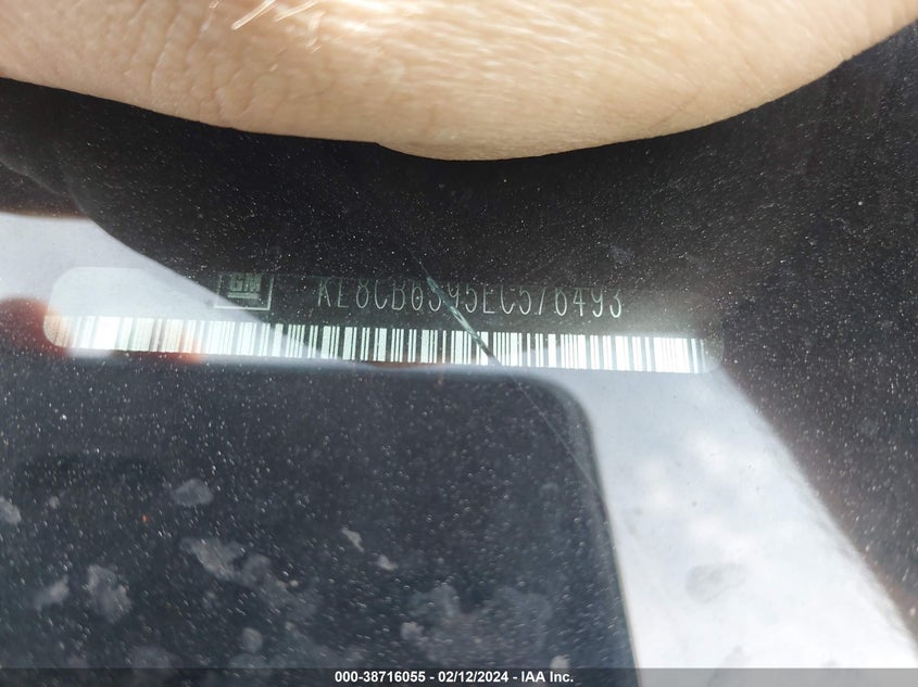 2014 CHEVROLET SPARK LS AUTO - KL8CB6S95EC576493