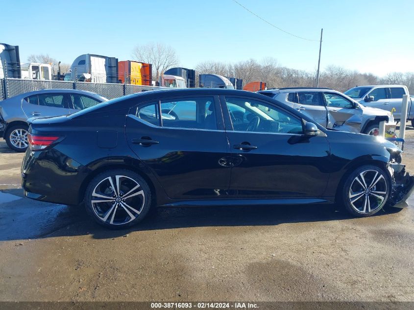 2022 Nissan Sentra Sr Xtronic Cvt VIN: 3N1AB8DV9NY312353 Lot: 38716093