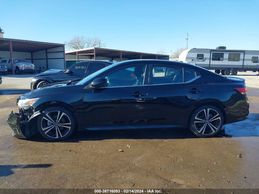 2022 Nissan Sentra Sr Xtronic Cvt VIN: 3N1AB8DV9NY312353 Lot: 38716093