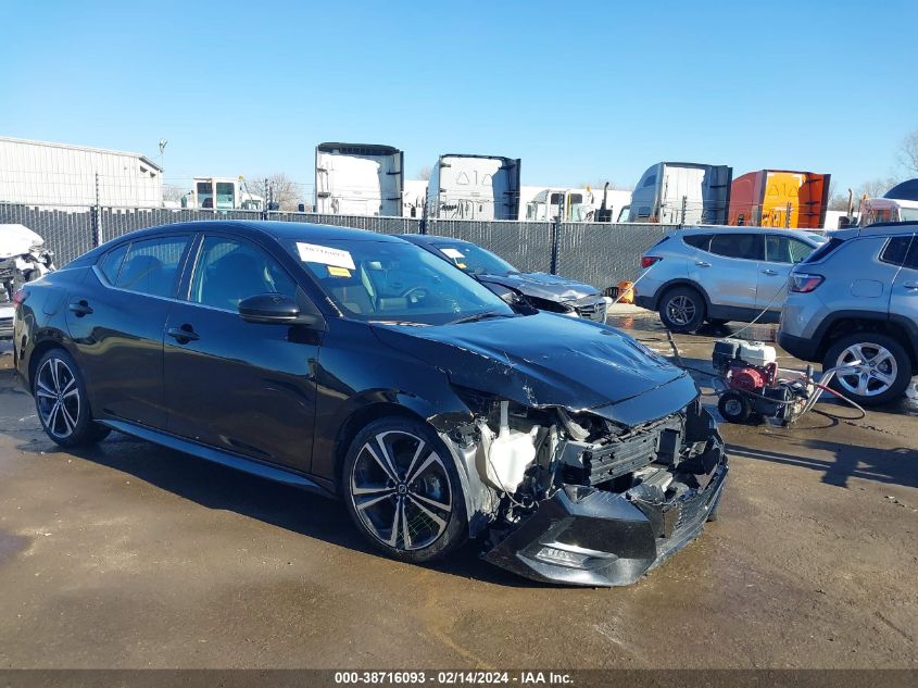 2022 Nissan Sentra Sr Xtronic Cvt VIN: 3N1AB8DV9NY312353 Lot: 38716093