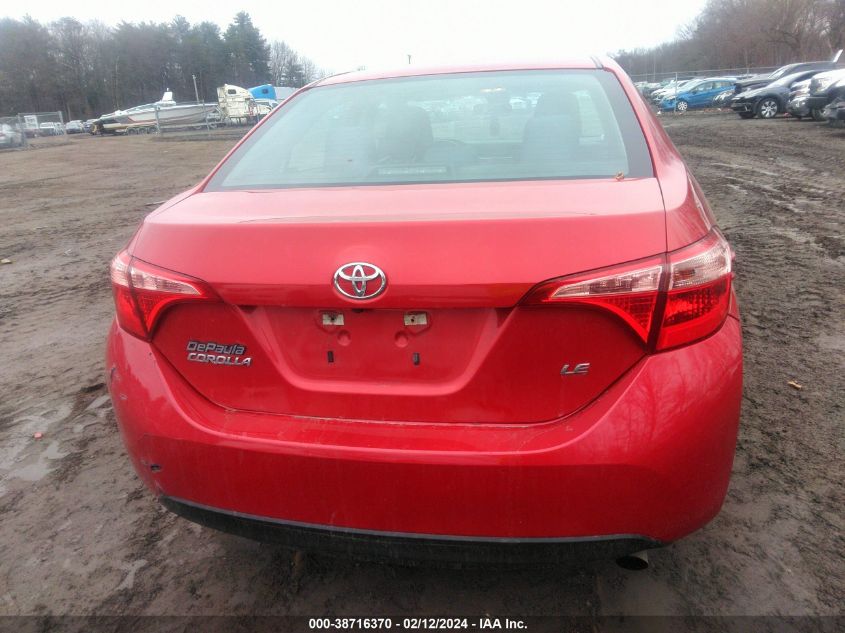 2019 Toyota Corolla L/Le/Xle/Se/Xse VIN: 5YFBURHE4KP872160 Lot: 38716370