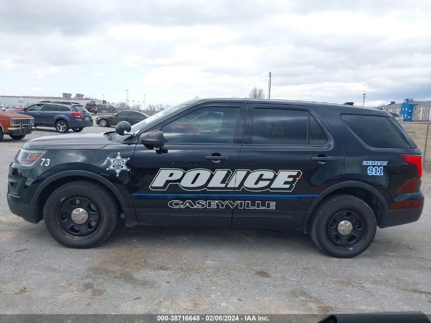 1FM5K8AR6HGE00798 2017 Ford Utility Police Interceptor