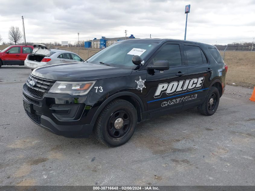 2017 Ford Utility Police Interceptor VIN: 1FM5K8AR6HGE00798 Lot: 38716648