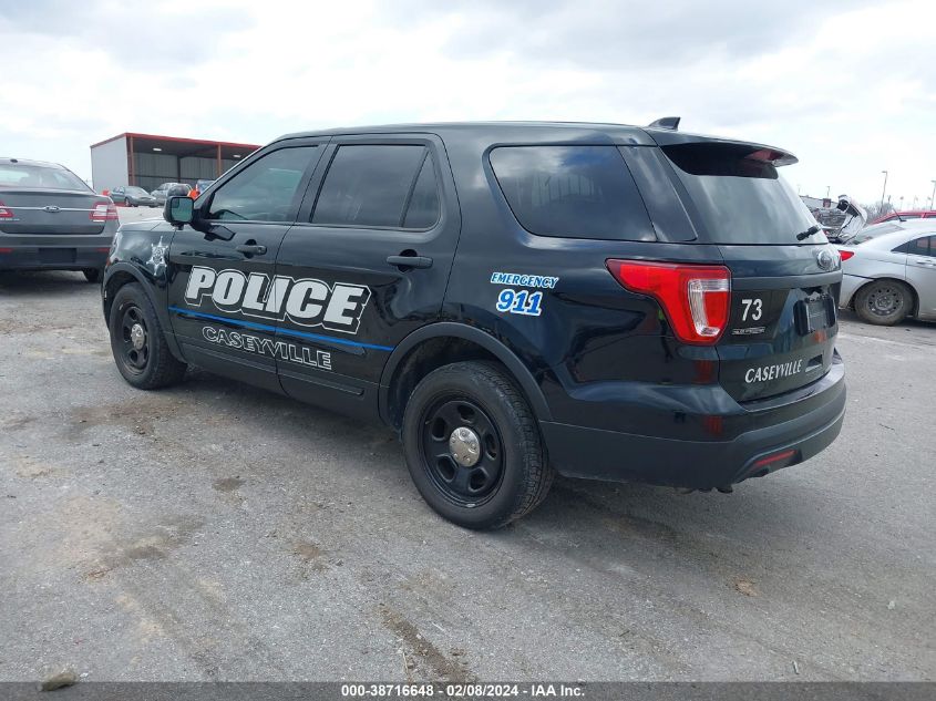 1FM5K8AR6HGE00798 2017 Ford Utility Police Interceptor