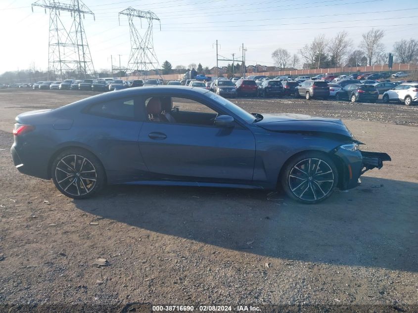 2021 BMW 430I xDrive VIN: WBA73AP03MCH15568 Lot: 38716690