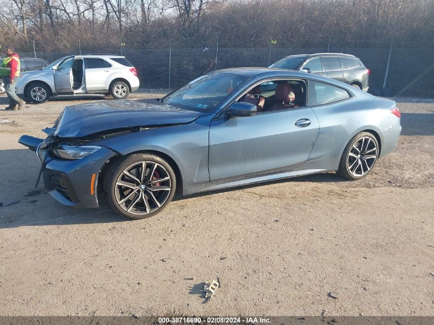 2021 BMW 430I xDrive VIN: WBA73AP03MCH15568 Lot: 38716690