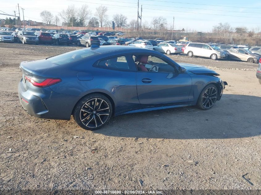 2021 BMW 430I xDrive VIN: WBA73AP03MCH15568 Lot: 38716690
