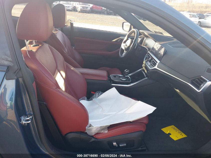 2021 BMW 430I xDrive VIN: WBA73AP03MCH15568 Lot: 38716690