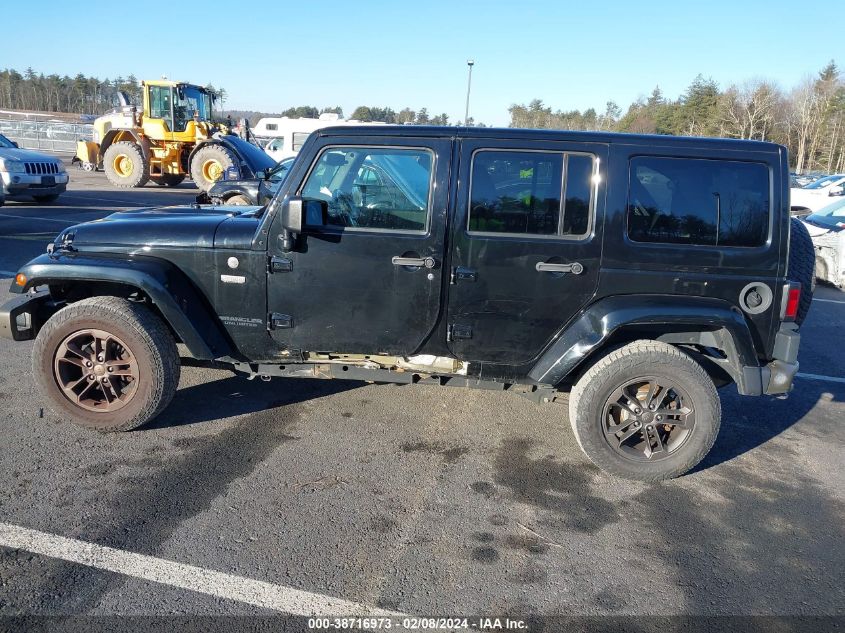 2016 Jeep Wrangler Unlimited 75Th Anniversary VIN: 1C4BJWEGXGL253835 Lot: 38716973