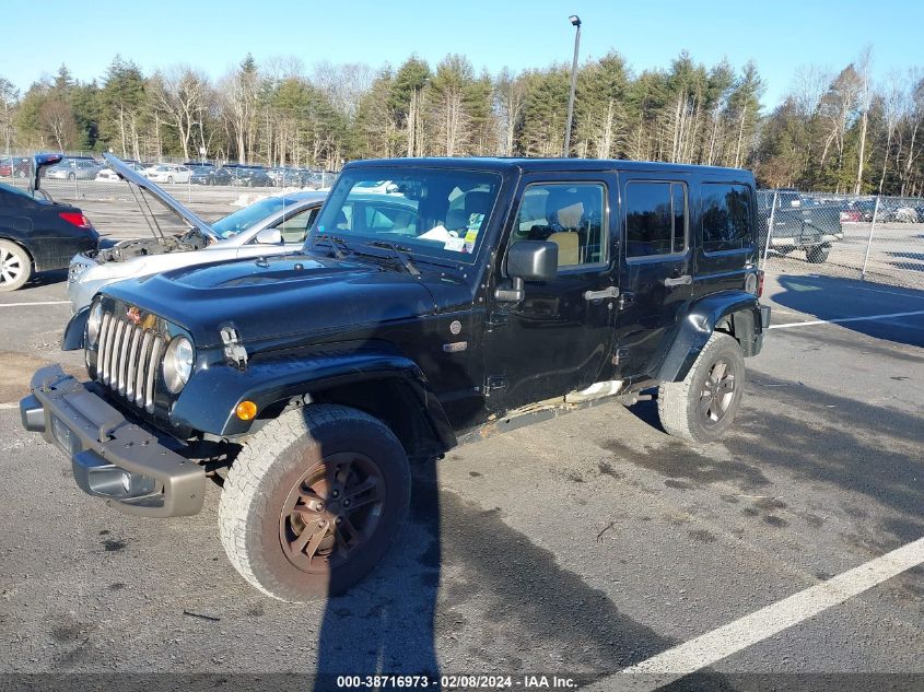 2016 Jeep Wrangler Unlimited 75Th Anniversary VIN: 1C4BJWEGXGL253835 Lot: 38716973