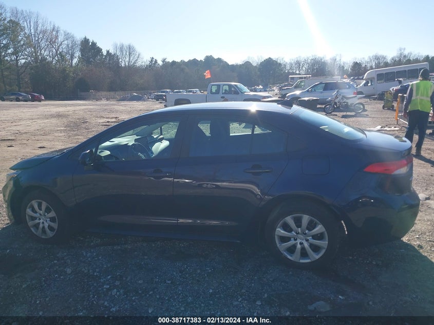 2022 TOYOTA COROLLA VIN: 5YFEPMAE9NP310468