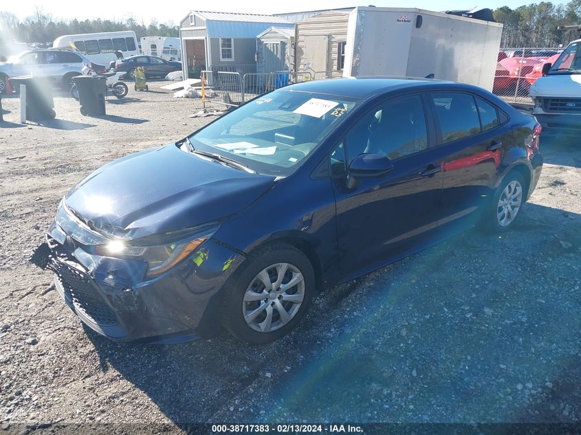 VIN 5YFEPMAE9NP310468 2022 TOYOTA COROLLA LE