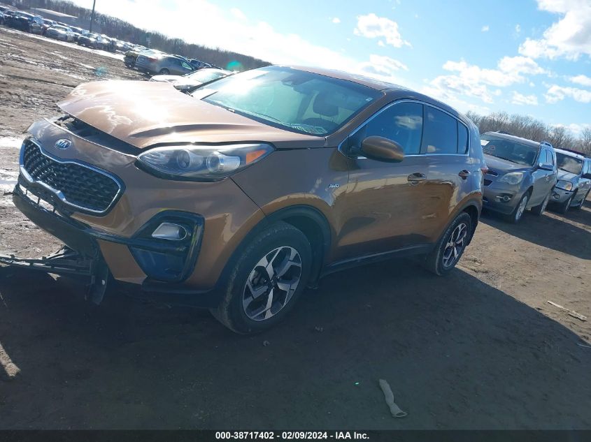 2021 Kia Sportage Lx VIN: KNDPMCAC9M7843480 Lot: 38717402