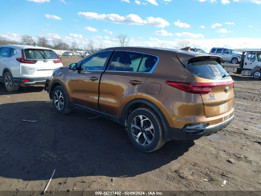 2021 Kia Sportage Lx VIN: KNDPMCAC9M7843480 Lot: 38717402