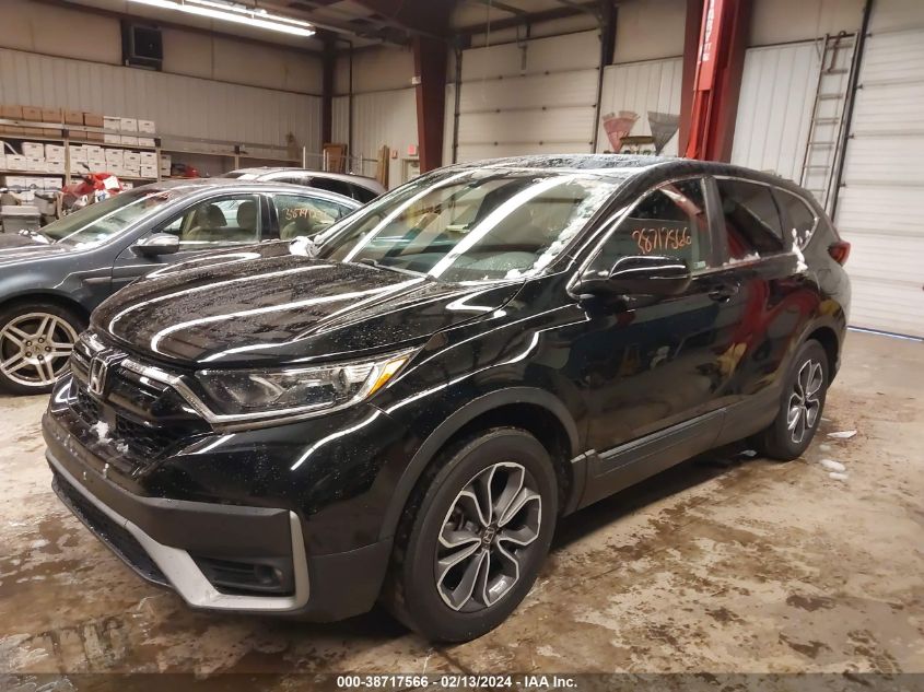 2021 Honda Cr-V Awd Ex VIN: 2HKRW2H52MH633299 Lot: 38717566