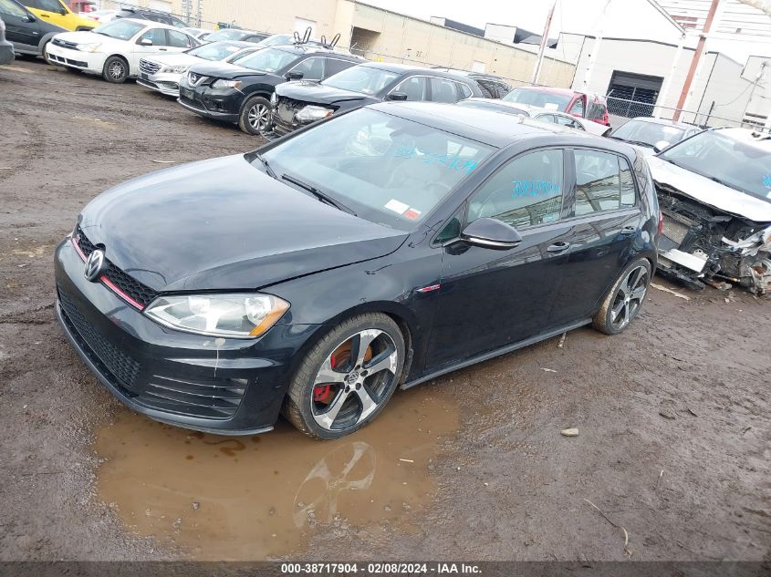 2015 VOLKSWAGEN GOLF GTI 2.0T SE W/PERFORMANCE PACKAGE 4-DOOR - 3VW447AU0FM102899