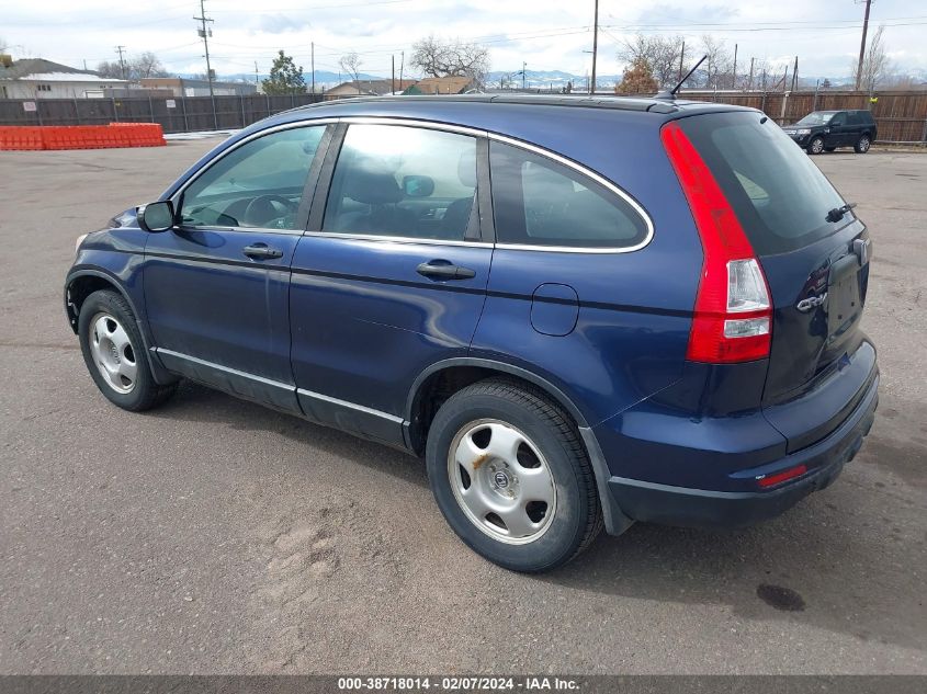 2010 Honda Cr-V Lx VIN: 5J6RE3H30AL013771 Lot: 38718014