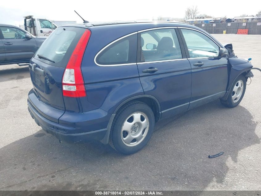 2010 Honda Cr-V Lx VIN: 5J6RE3H30AL013771 Lot: 38718014