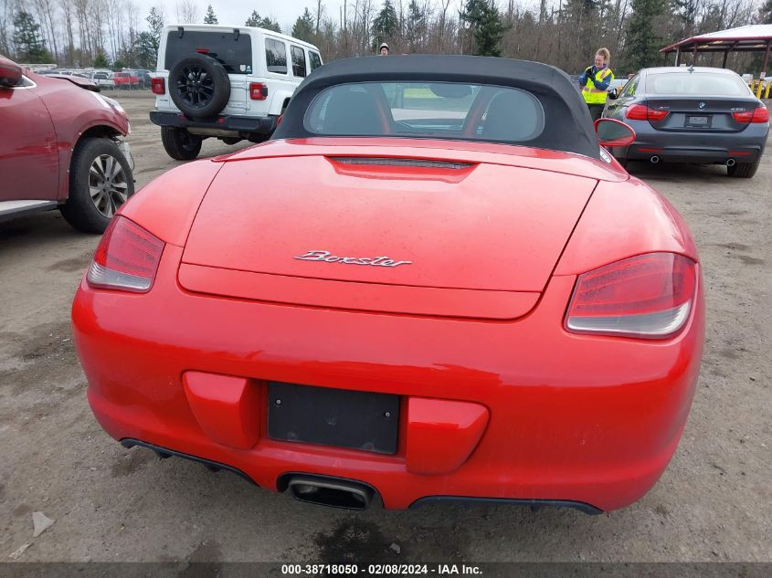 2011 Porsche Boxster VIN: WP0CA2A85BU710307 Lot: 38718050