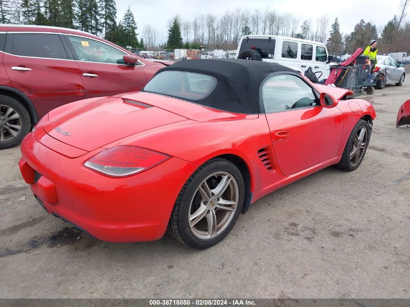 2011 Porsche Boxster VIN: WP0CA2A85BU710307 Lot: 38718050