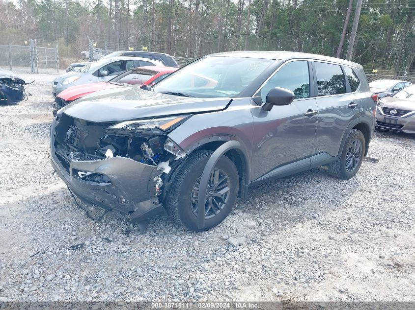 2022 Nissan Rogue S Fwd VIN: 5N1BT3AA1NC715136 Lot: 38718111