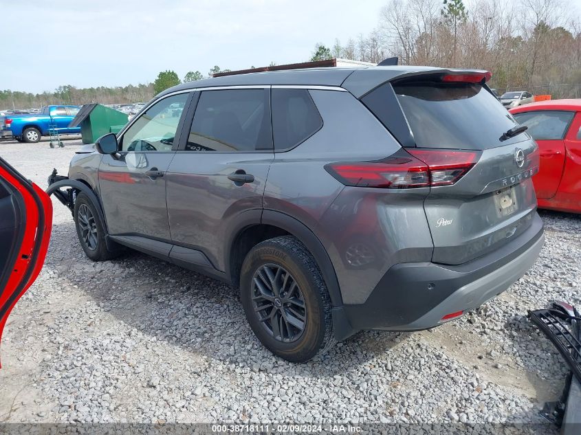 2022 Nissan Rogue S Fwd VIN: 5N1BT3AA1NC715136 Lot: 38718111