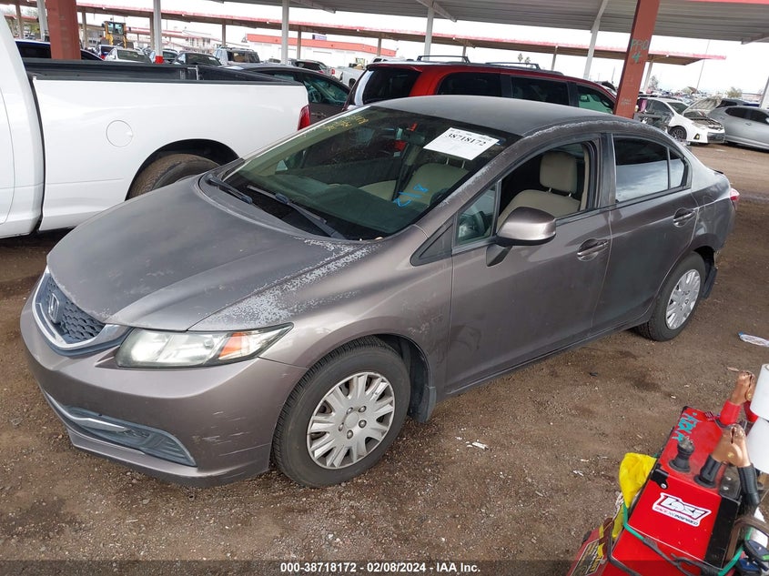 2013 HONDA CIVIC LX - 2HGFB2F54DH563056