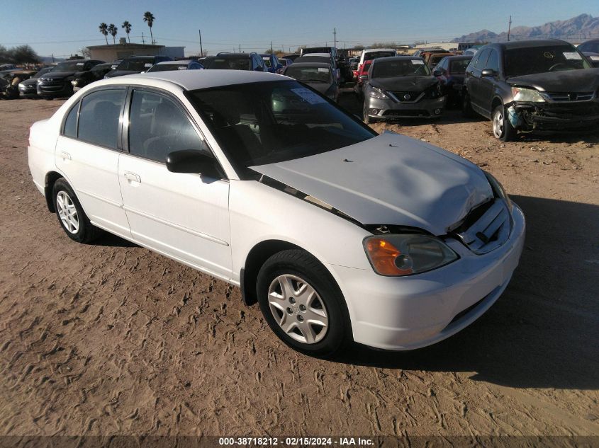 2003 Honda Civic Lx VIN: 2HGES16653H580851 Lot: 38718212