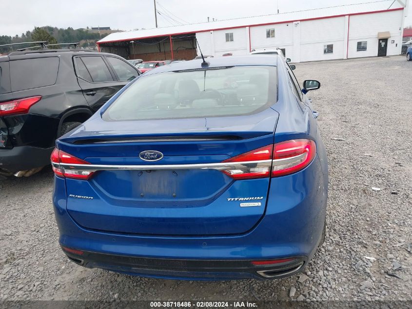 2018 FORD FUSION TITANIUM - 3FA6P0K9XJR111986