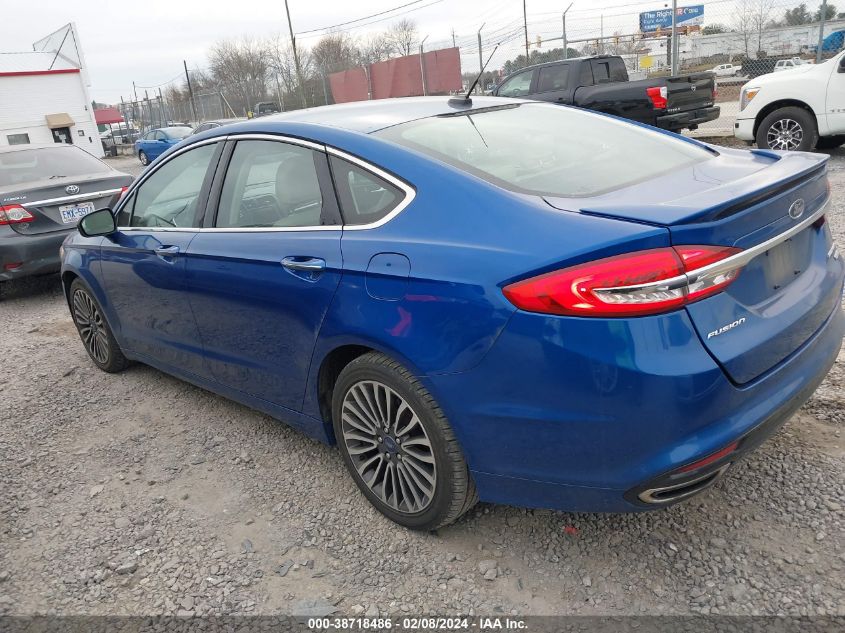 2018 FORD FUSION TITANIUM - 3FA6P0K9XJR111986