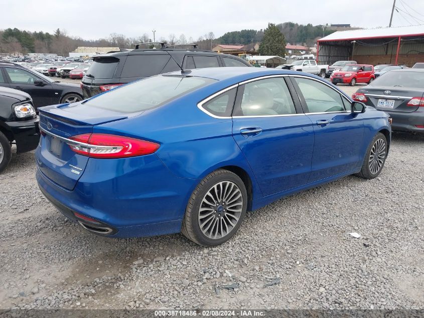 2018 FORD FUSION TITANIUM - 3FA6P0K9XJR111986