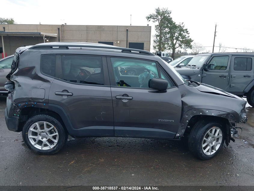 VIN ZACNJBAB8LPL44699 2020 JEEP RENEGADE SPORT