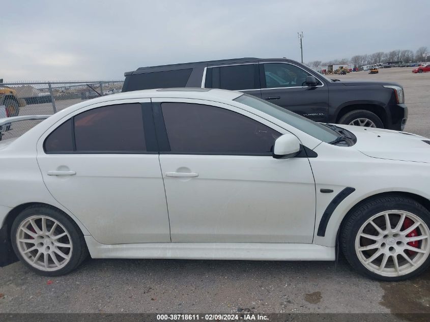 2014 Mitsubishi Lancer Evolution Gsr VIN: JA32W8FV3EU015633 Lot: 38718611