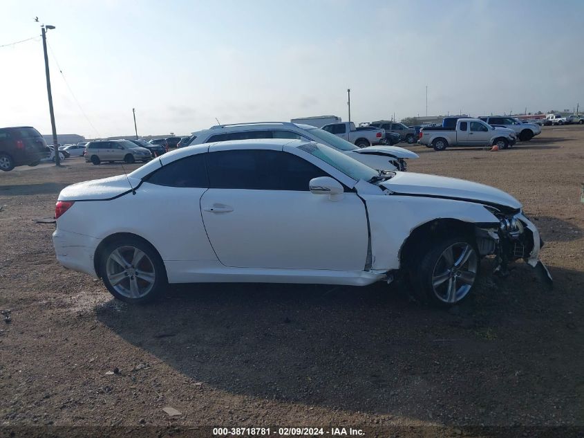 2012 Lexus Is 350C VIN: JTHFE2C21C2508456 Lot: 38718781