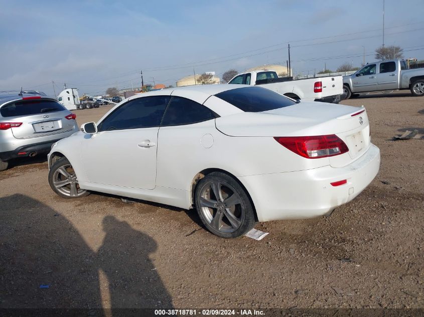 2012 Lexus Is 350C VIN: JTHFE2C21C2508456 Lot: 38718781