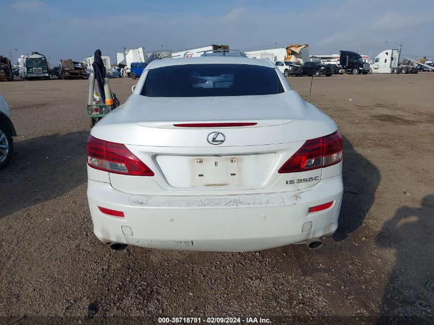 2012 Lexus Is 350C VIN: JTHFE2C21C2508456 Lot: 38718781