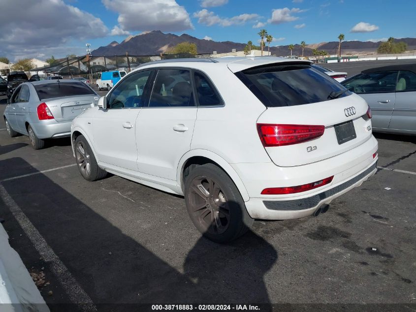 2016 AUDI Q3 2.0T PREMIUM PLUS - WA1GFCFS6GR007543