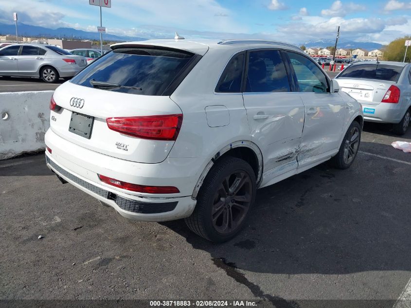 2016 AUDI Q3 2.0T PREMIUM PLUS - WA1GFCFS6GR007543