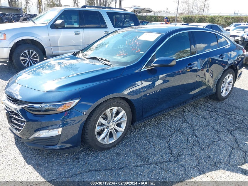 2019 CHEVROLET MALIBU LT - 1G1ZD5STXKF126777
