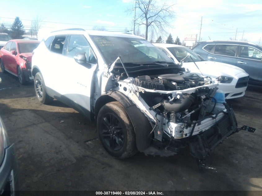 VIN 3GNKBHRS9MS544816 2021 CHEVROLET BLAZER AWD 2LT