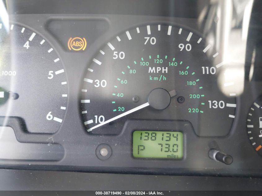 2001 Land Rover Discovery Series Ii VIN: SALTY124X1A291347 Lot: 38719490