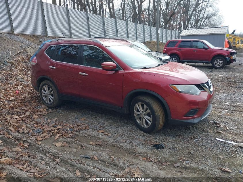 2015 Nissan Rogue Sv VIN: KNMAT2MV8FP543884 Lot: 38719526