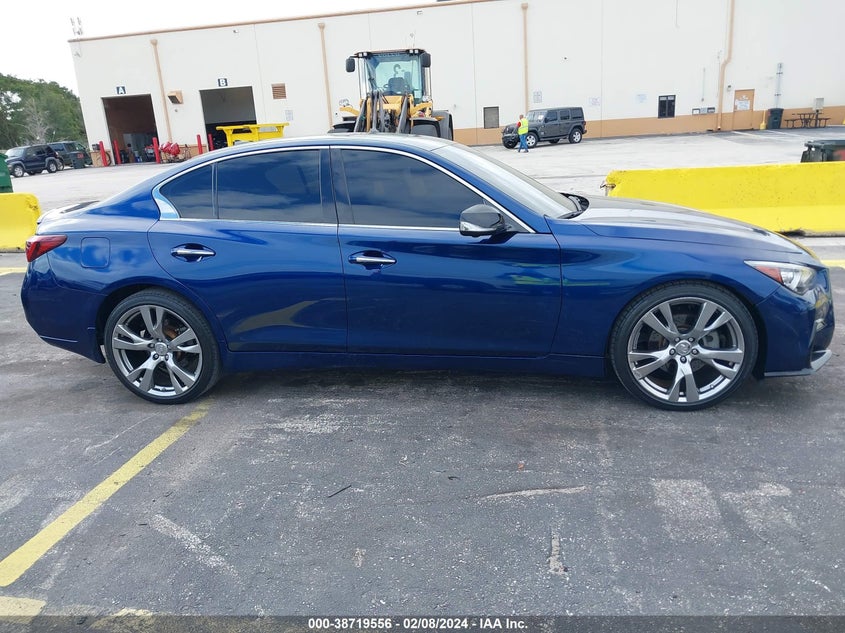 VIN JN1EV7AP2KM541884 2019 INFINITI Q50 3.0T SIGNATURE EDITION