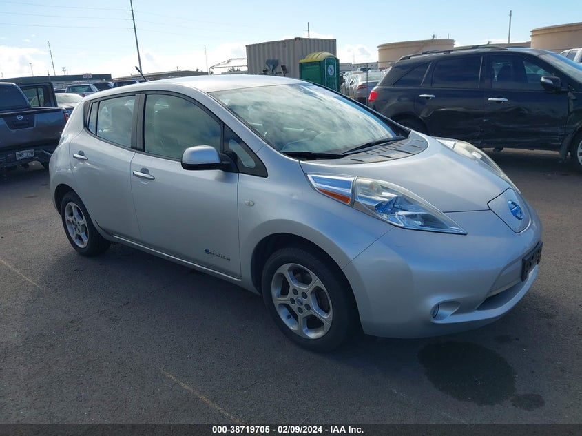 2012 Nissan Leaf Sl VIN: JN1AZ0CP7CT020237 Lot: 38719705