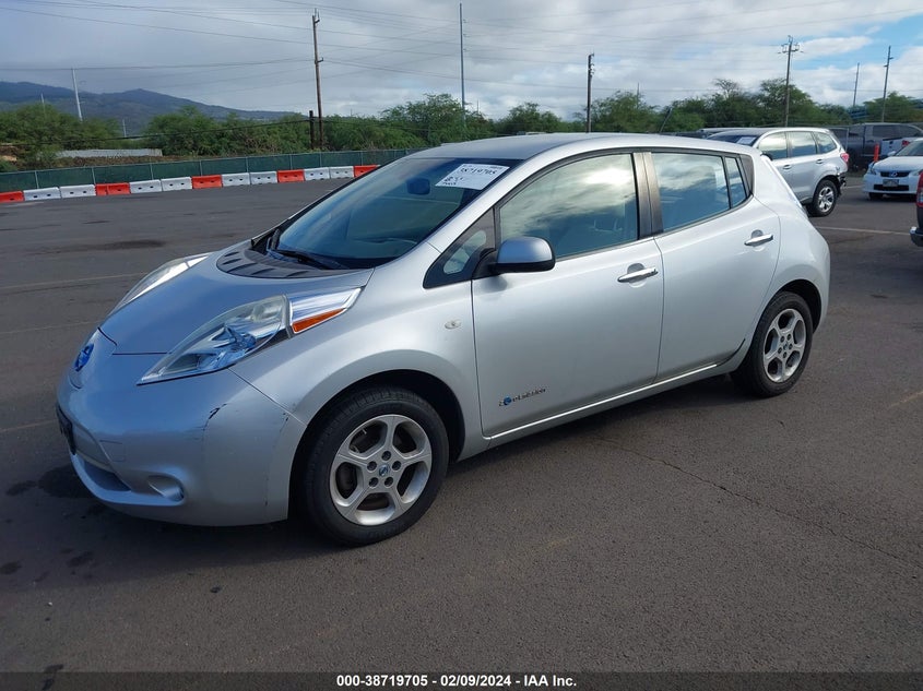 2012 Nissan Leaf Sl VIN: JN1AZ0CP7CT020237 Lot: 38719705