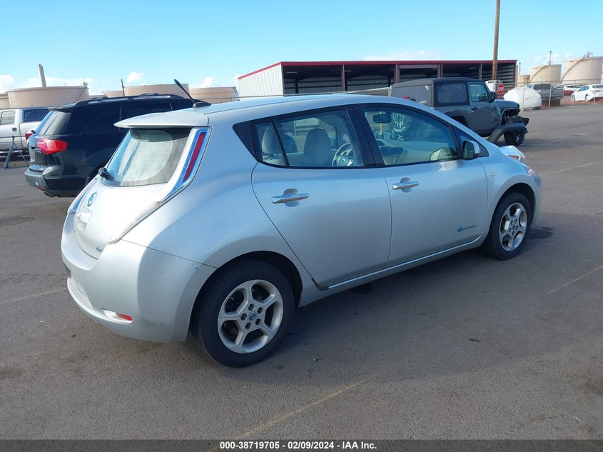 2012 Nissan Leaf Sl VIN: JN1AZ0CP7CT020237 Lot: 38719705