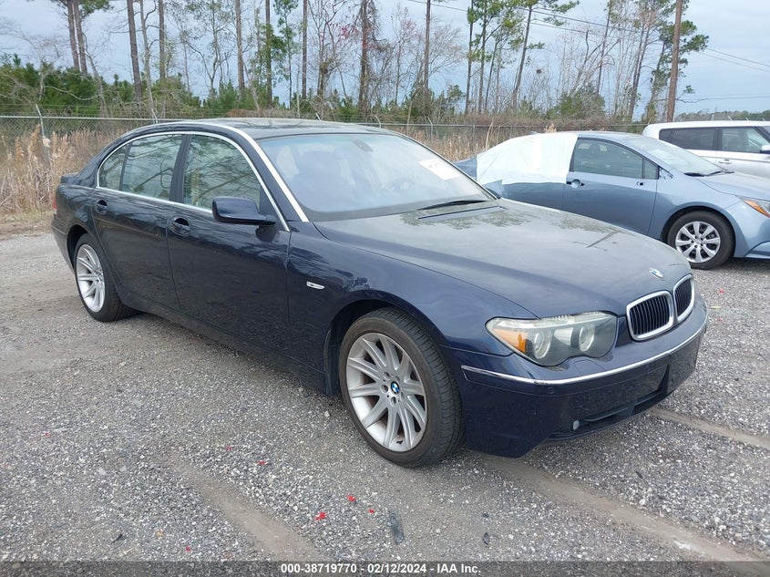 2004 BMW 745Li VIN: WBAGN63534DS52878 Lot: 38719770