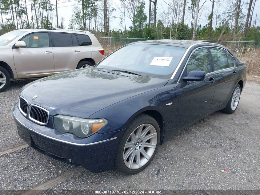 2004 BMW 745Li VIN: WBAGN63534DS52878 Lot: 38719770