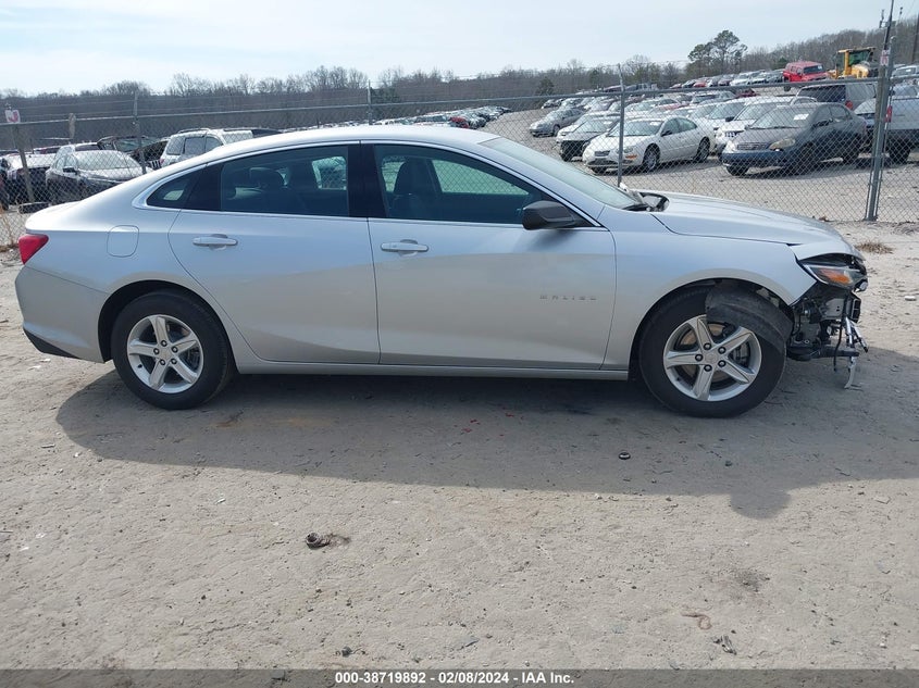VIN 1G1ZC5ST0NF121546 2022 CHEVROLET MALIBU FWD 1FL